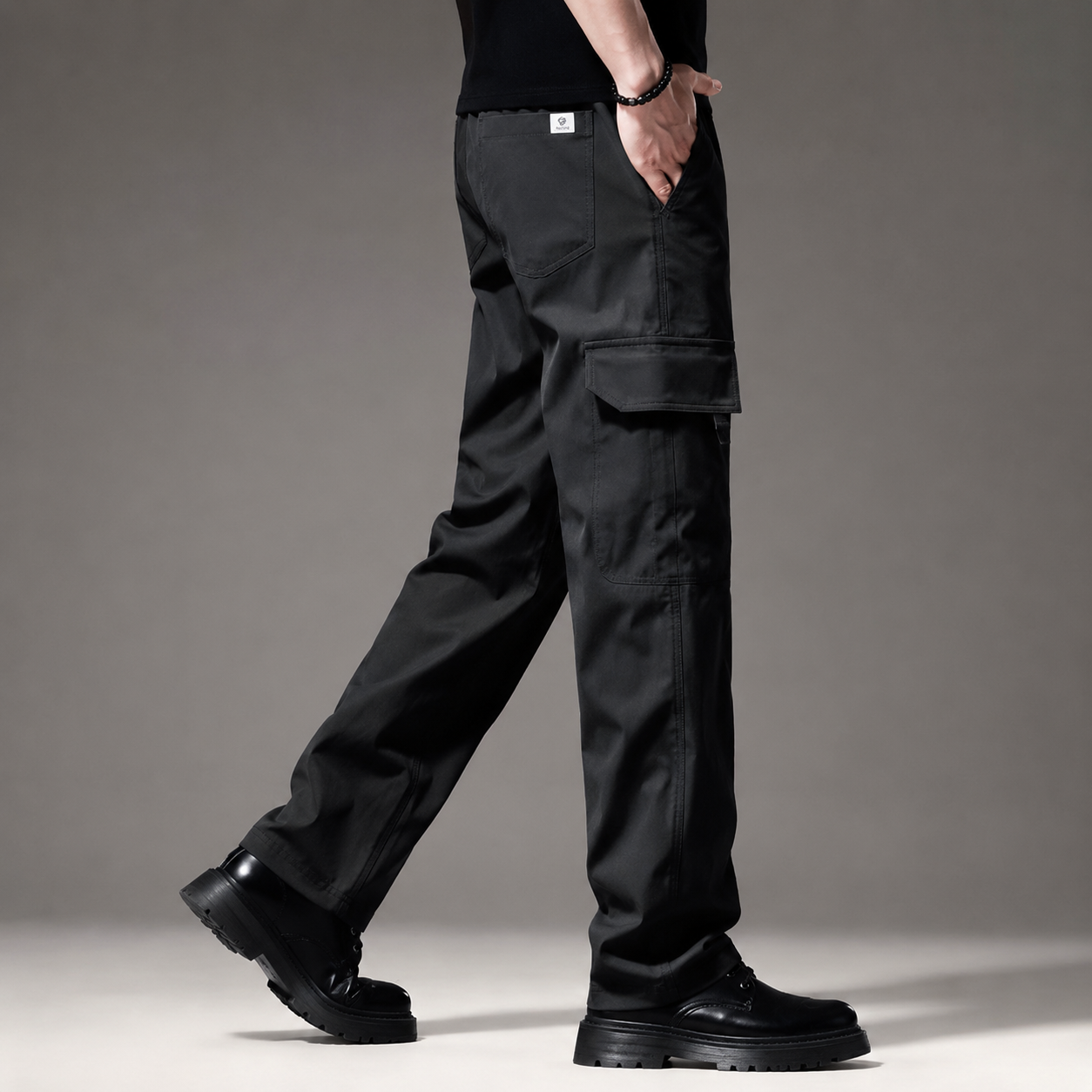 Preston Men's Cargo Pants – Relaxed Fit Utility Straight Leg Trousers