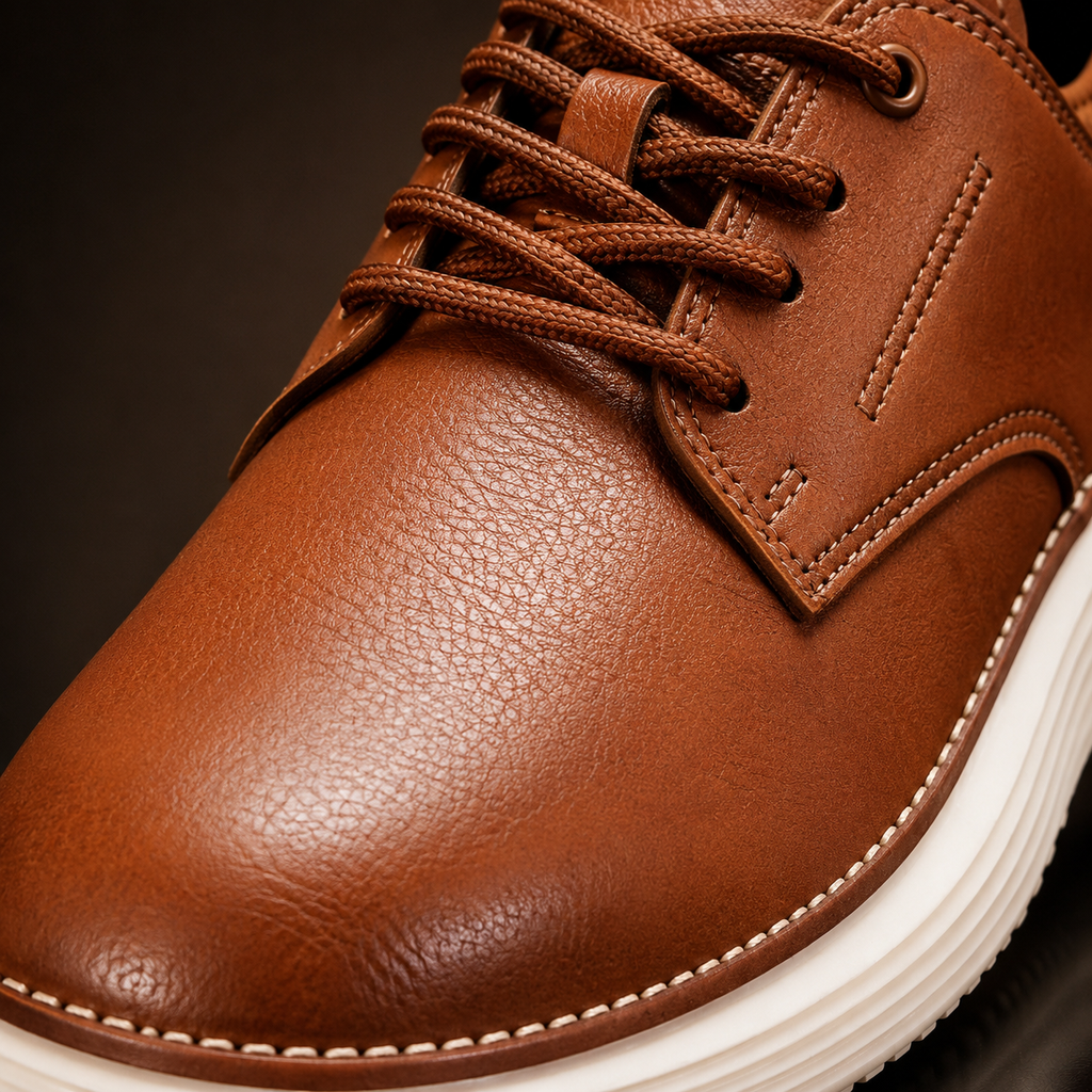 Preston Men’s Leather Lace-Up Oxford Shoes