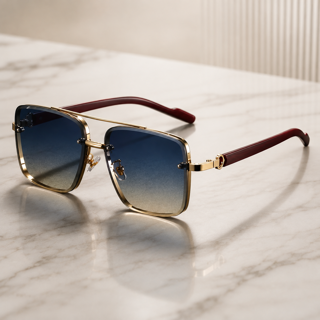 Rafael Rectangular Sunglasses