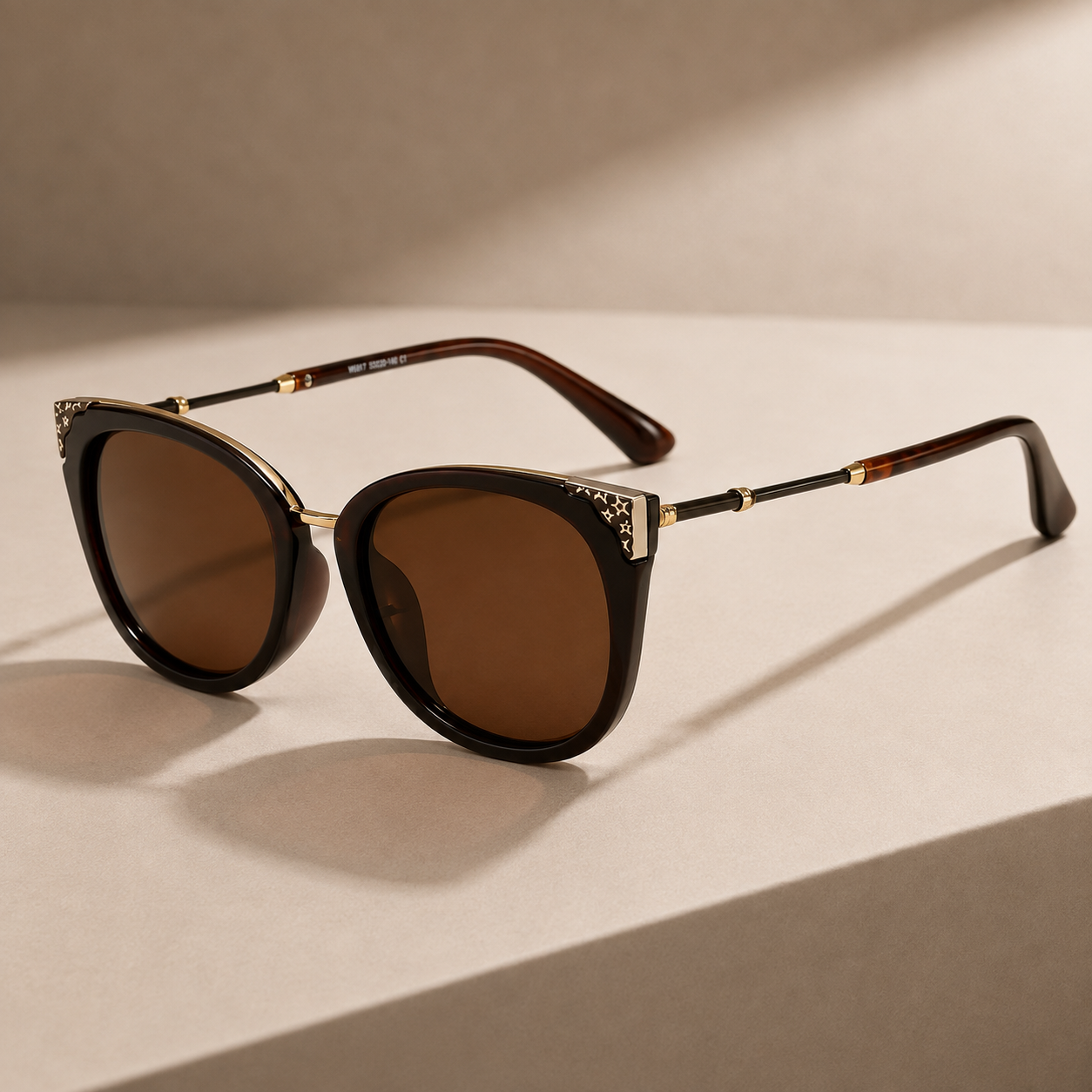 Remy UV400 Statement Sunglasses – Bold Gold Detail Fashion Frames