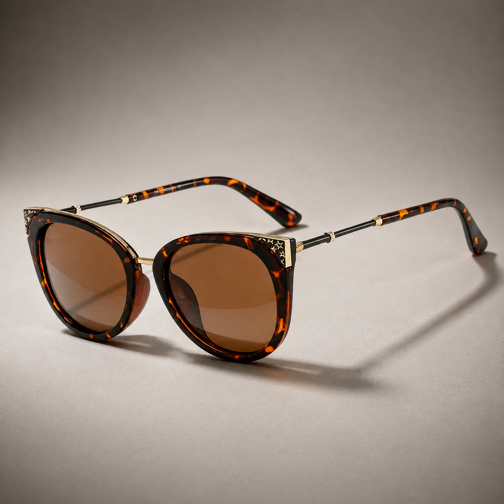Remy UV400 Statement Sunglasses – Bold Gold Detail Fashion Frames