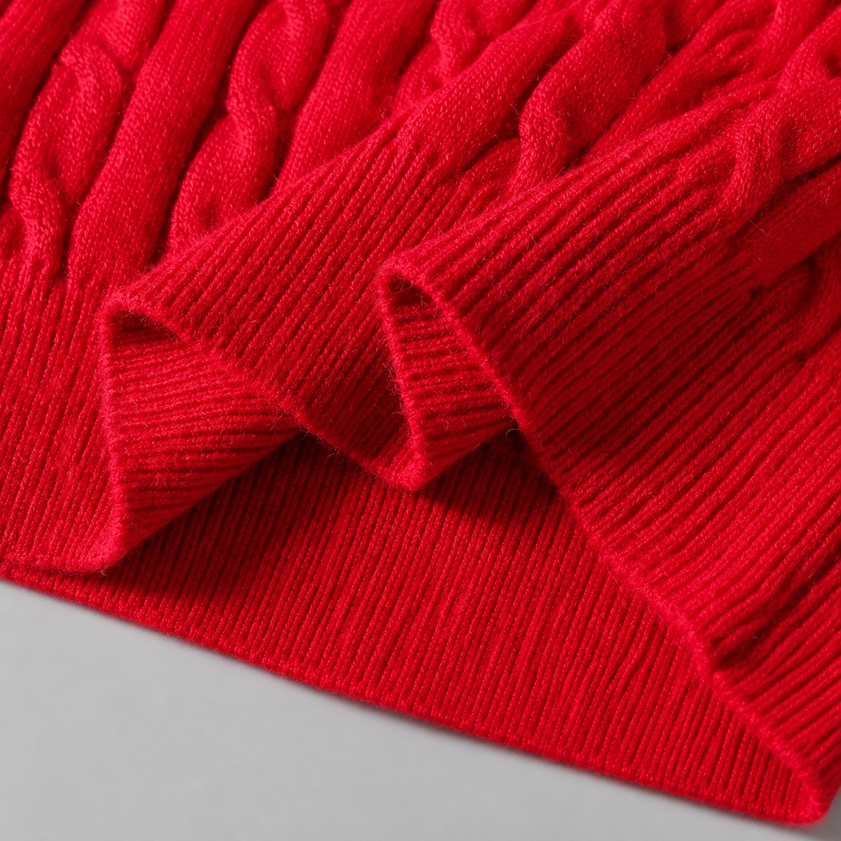 Ronald Men's Cable Knit Polo Sweater