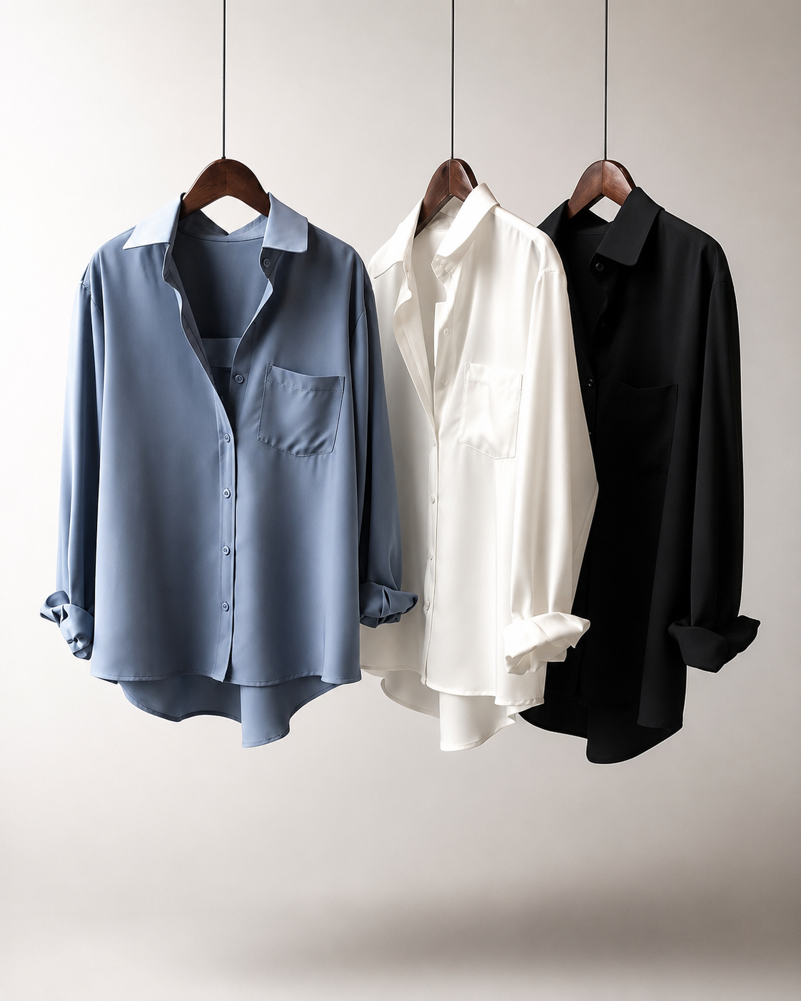 Roxen Silk Button-Down Shirt
