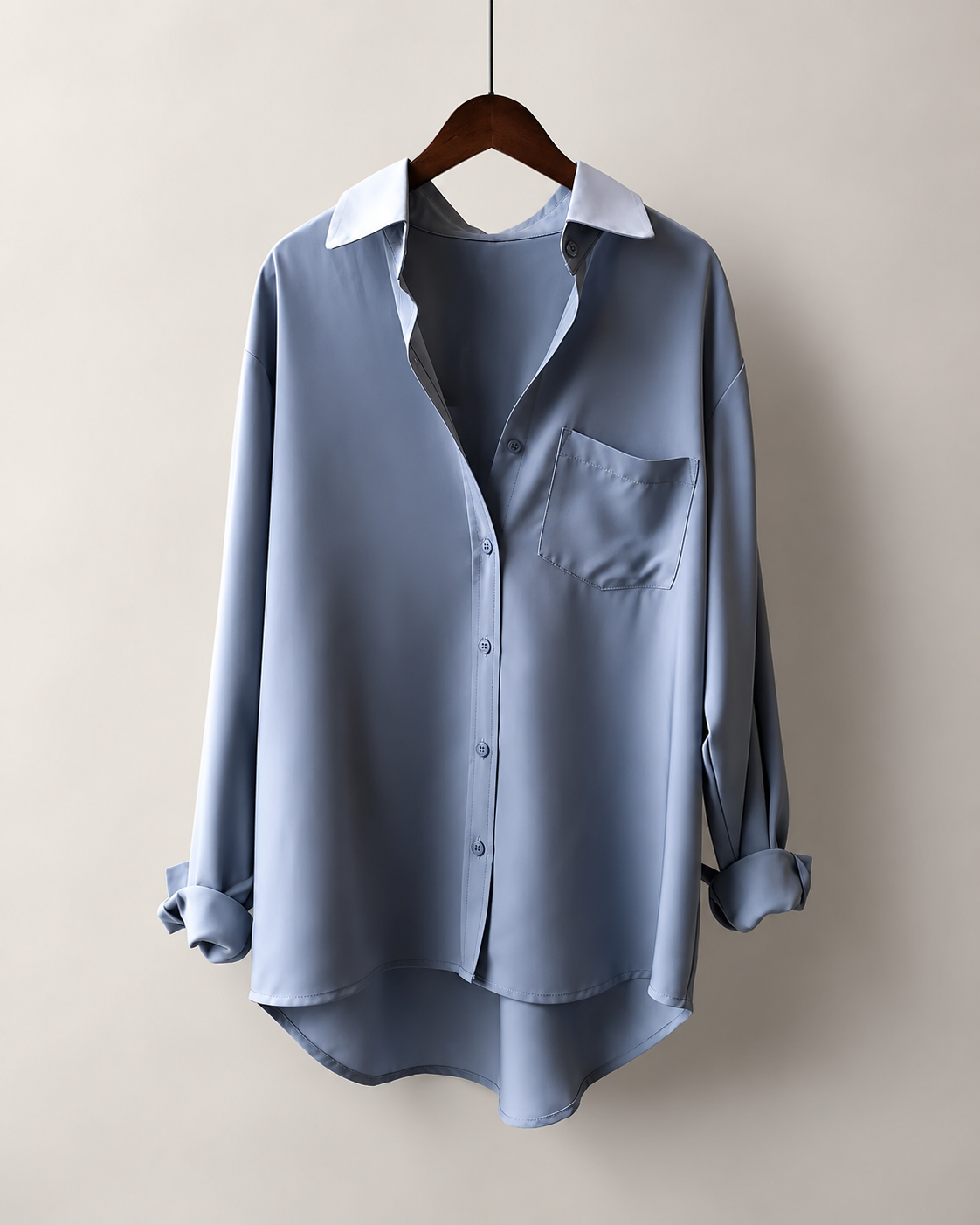 Roxen Silk Button-Down Shirt