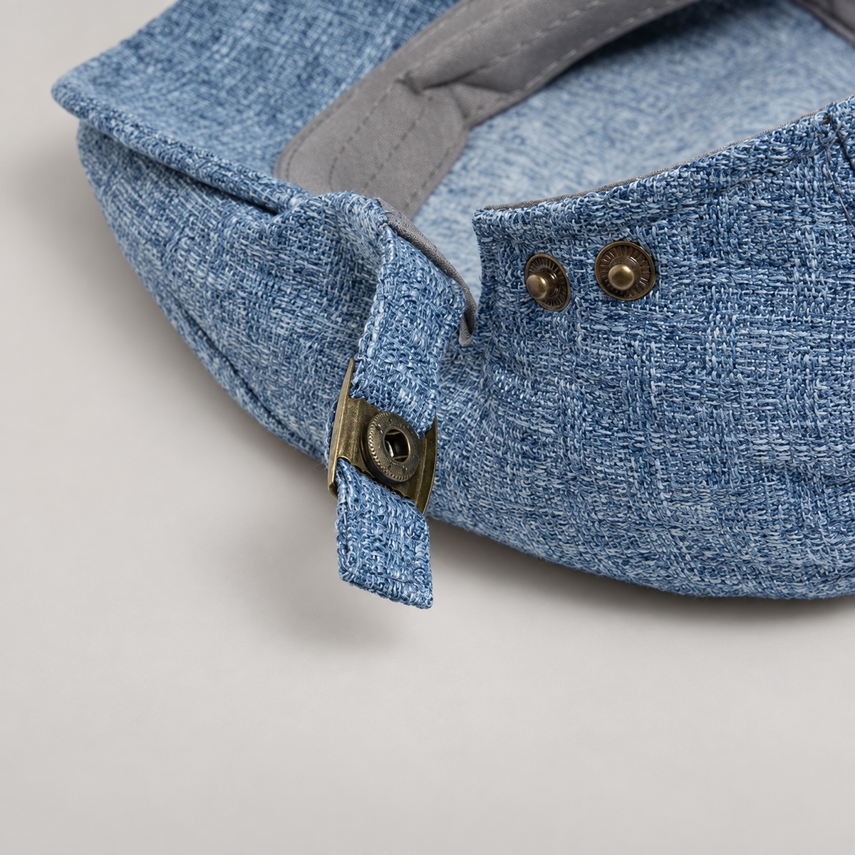 Rupert Men’s Flat Cap with Adjustable Side Buckle