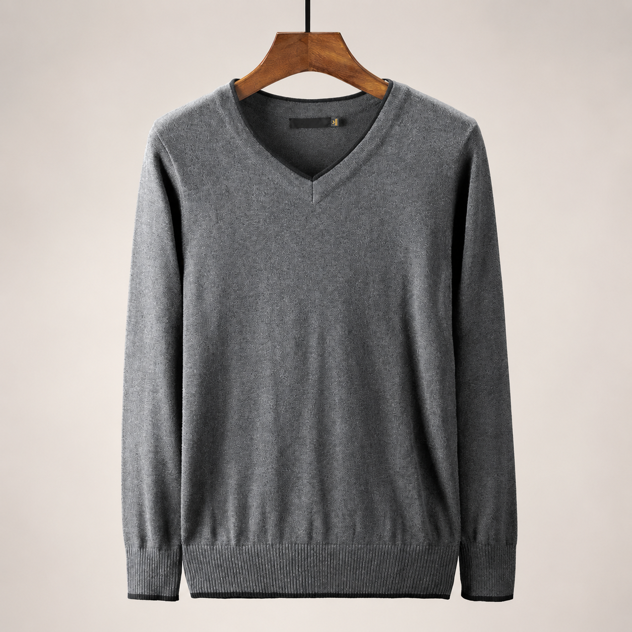 Russell Men’s Long Sleeve V-Neck Sweater