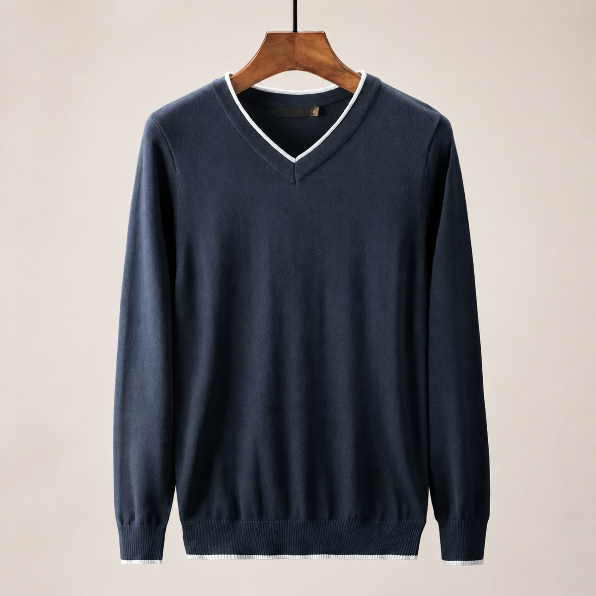 Russell Men’s Long Sleeve V-Neck Sweater