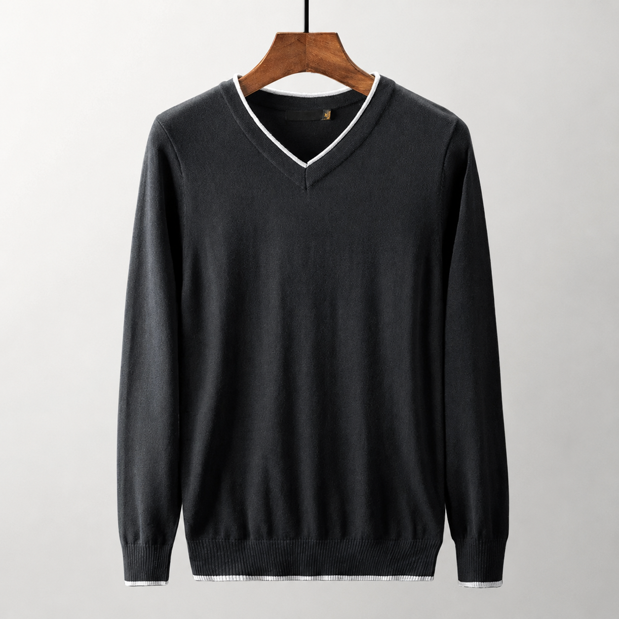Russell Men’s Long Sleeve V-Neck Sweater