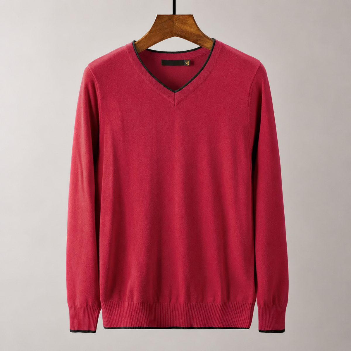 Russell Men’s Long Sleeve V-Neck Sweater