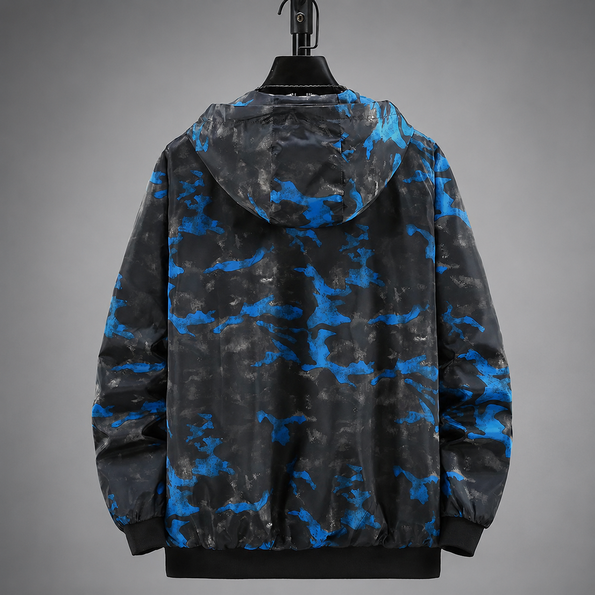 Ryan Hooded Camouflage Zip Jacket