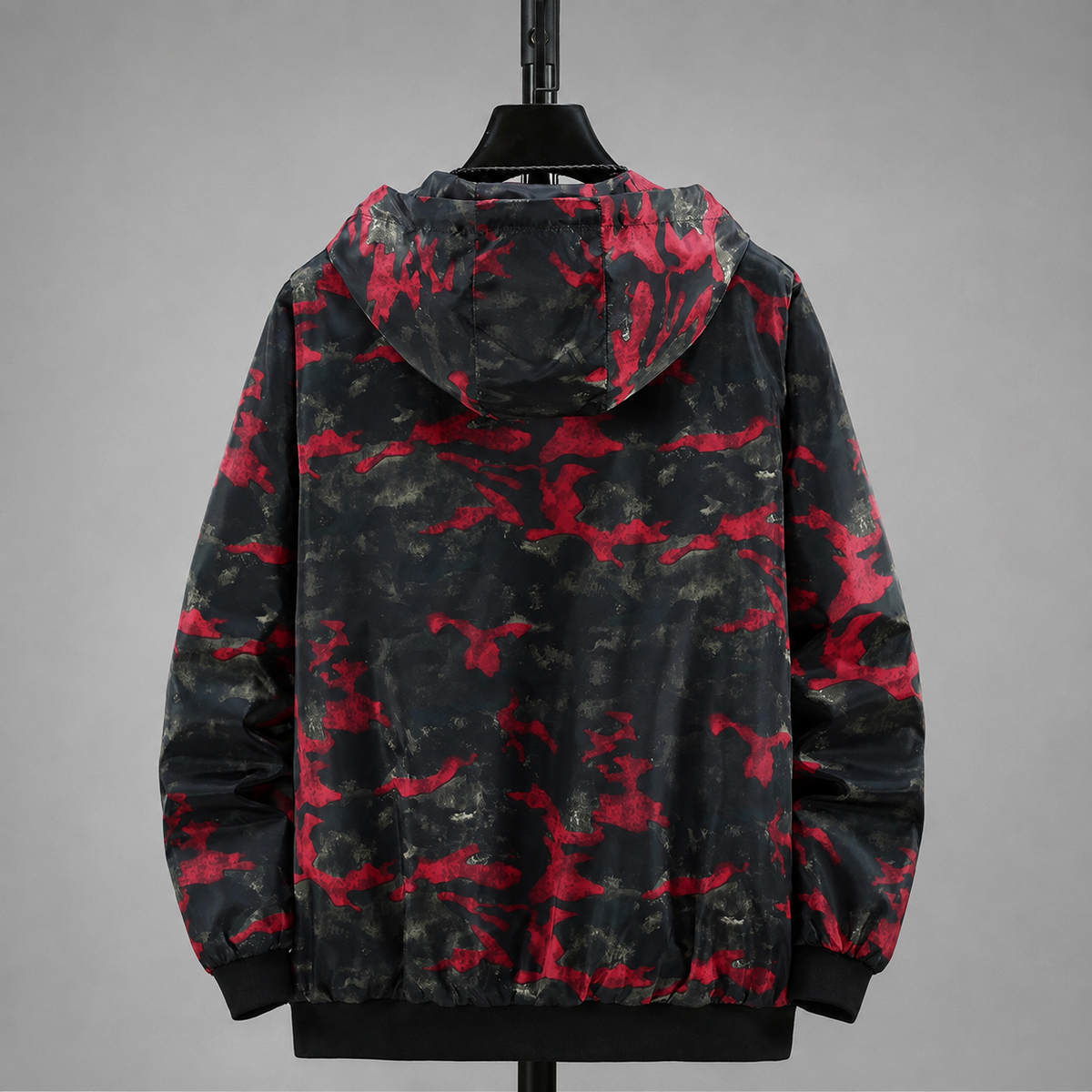 Ryan Hooded Camouflage Zip Jacket