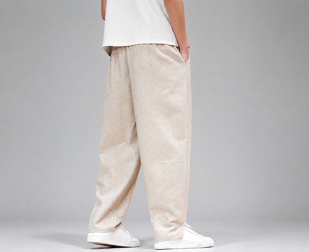Samuel Men’s Pinstripe Relaxed Pants