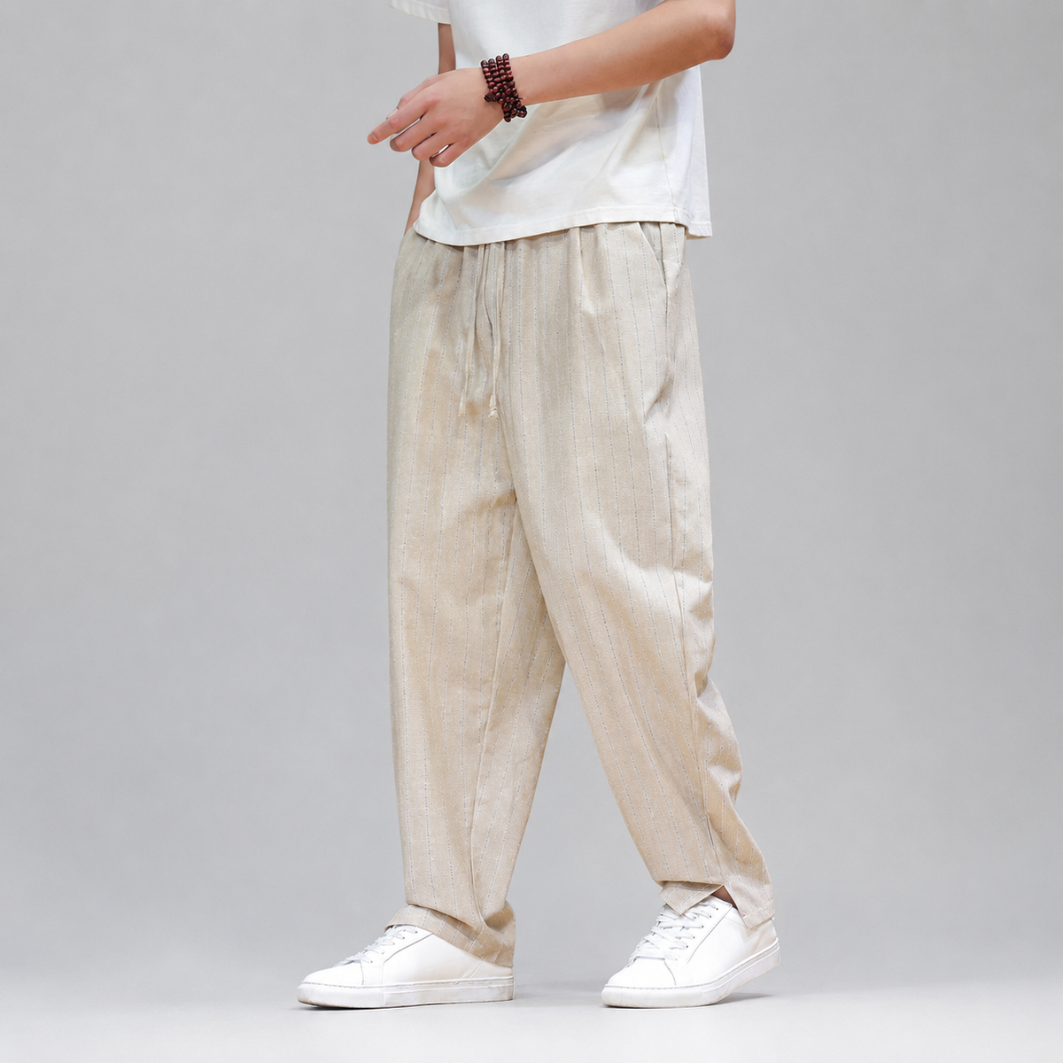 Samuel Men’s Pinstripe Relaxed Pants