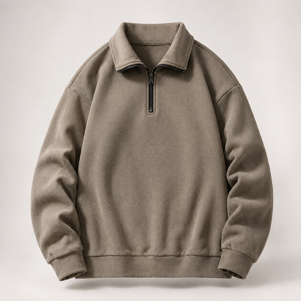 Sebastian Collared Half Zip Sweatshirt