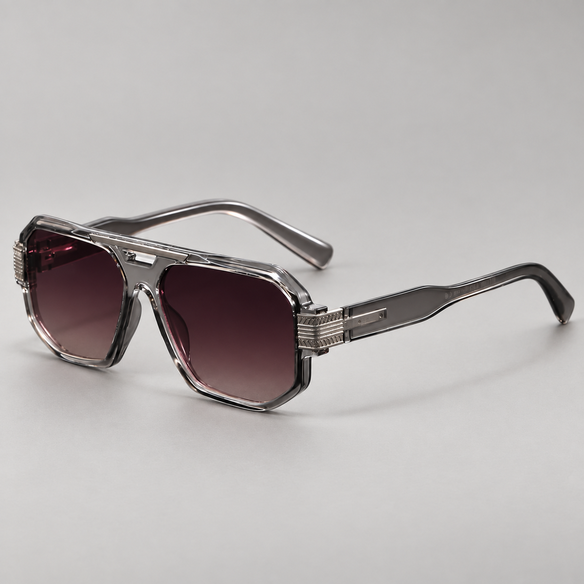 Skyline Retro Acetate Square Frame Sunglasses
