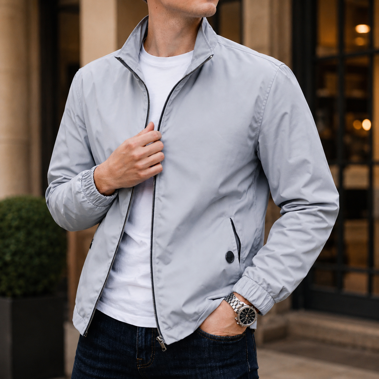 Spencer Lightweight Full-Zip Jacket