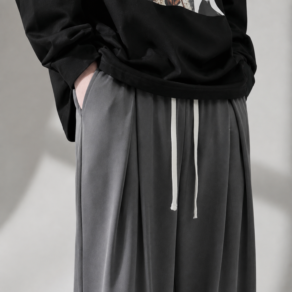 Tanner Drawstring Wide Leg Sweatpants