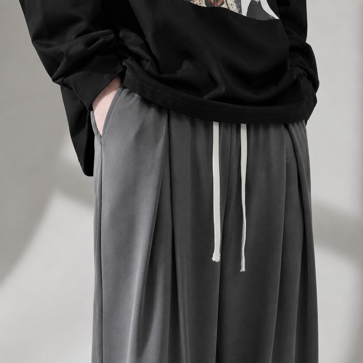 Tanner Drawstring Wide Leg Sweatpants