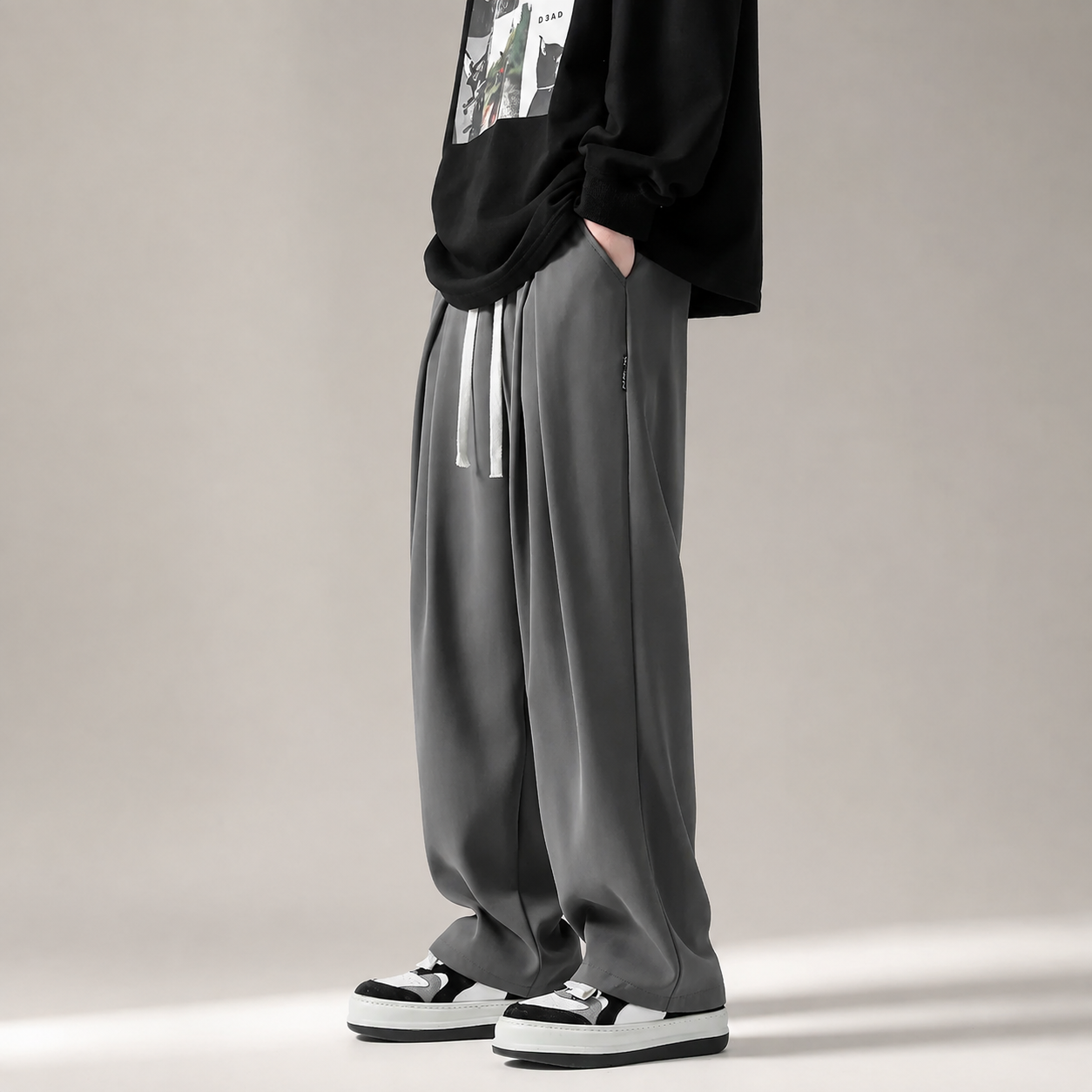 Tanner Drawstring Wide Leg Sweatpants
