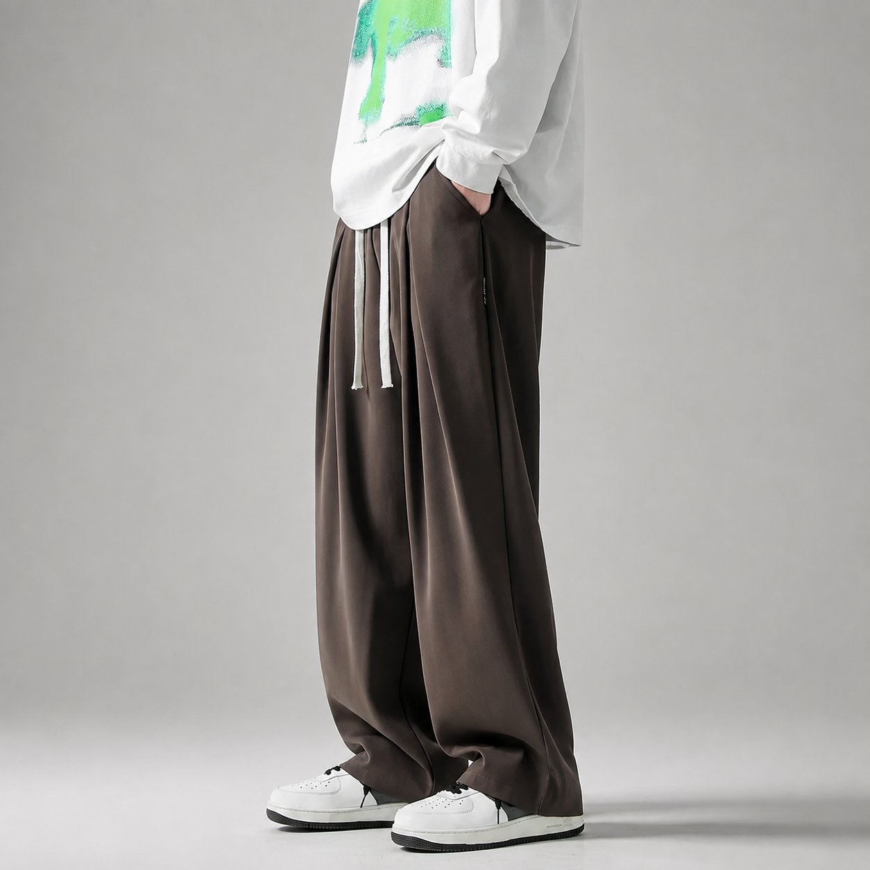 Tanner Drawstring Wide Leg Sweatpants
