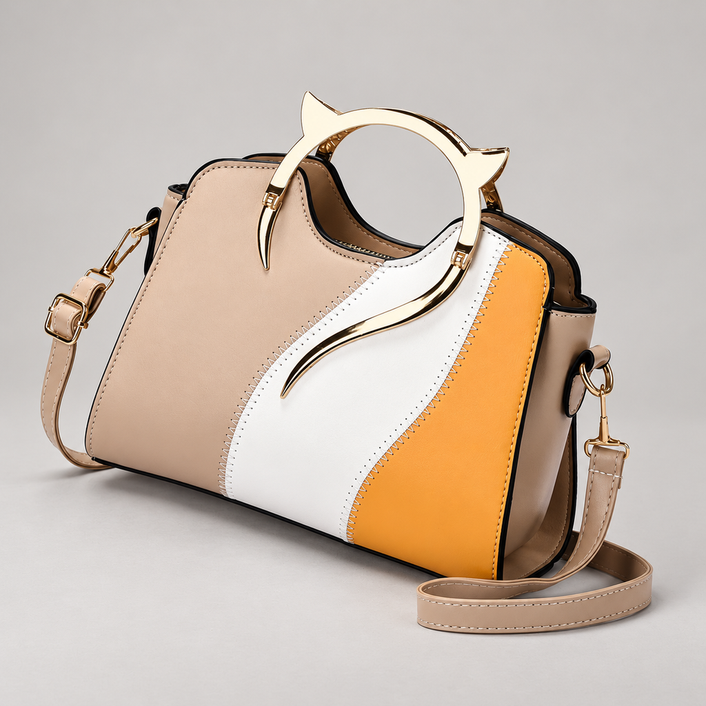 Ottilie Whitcombe Women’s Cat Handle Satchel Handbag