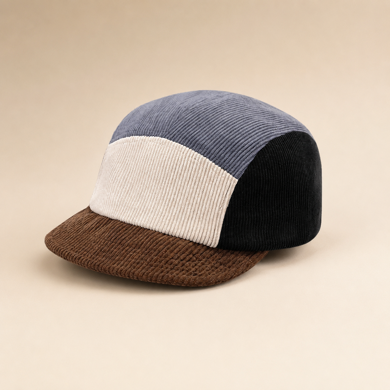 Theo Men’s Corduroy Cap – Adjustable Short Brim Casual Hat