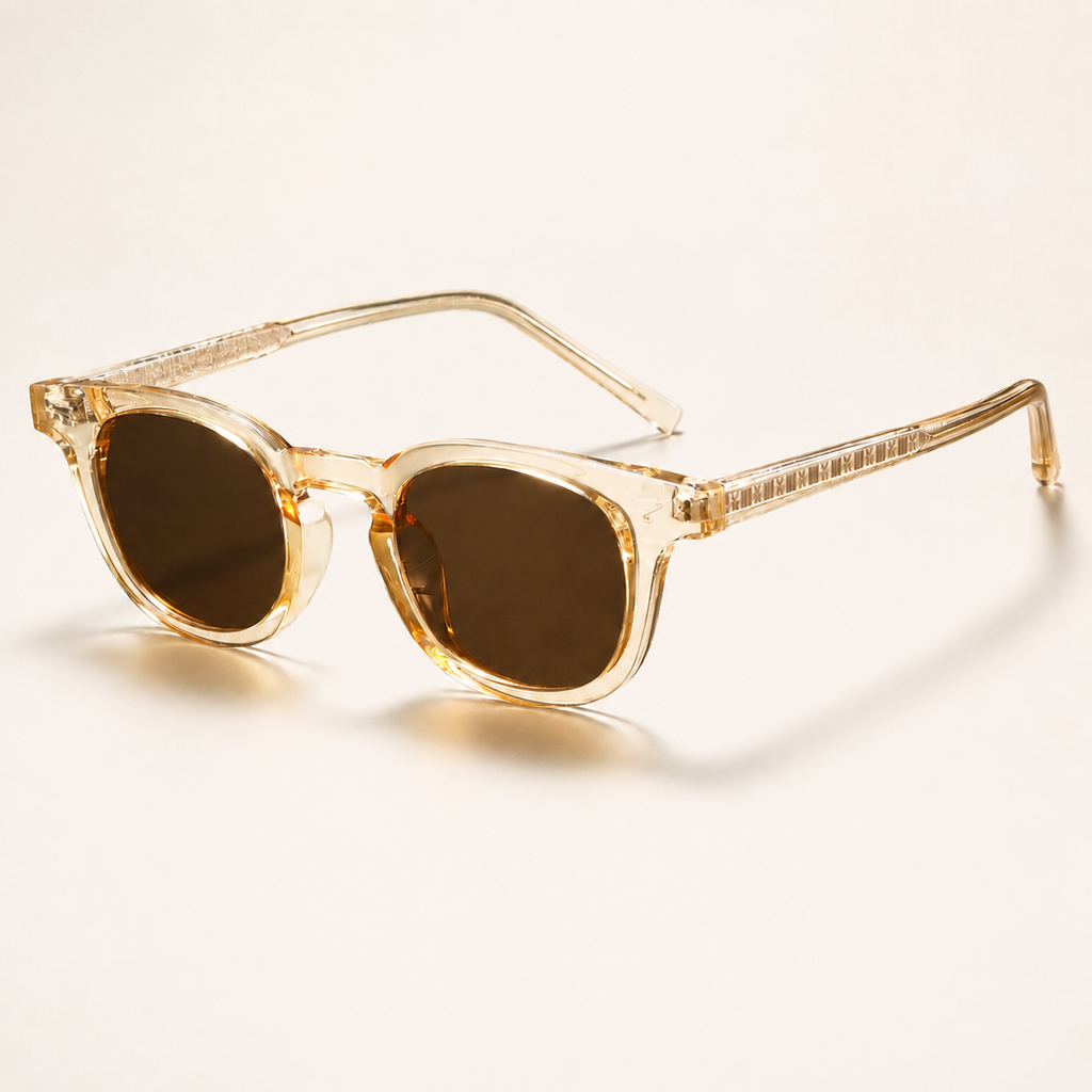Theo Rounded Square-Frame Sunglasses