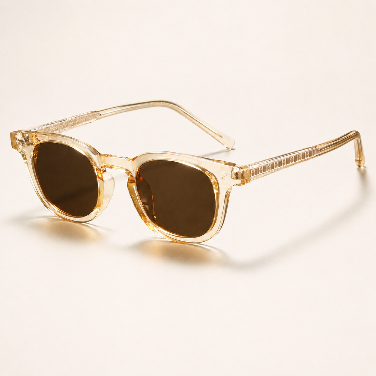 Theo Rounded Square-Frame Sunglasses