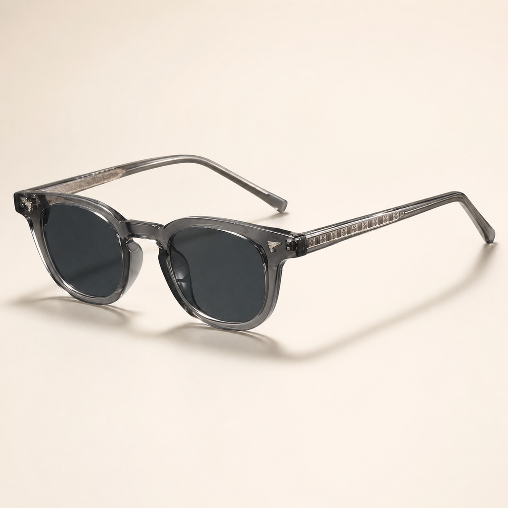 Theo Rounded Square-Frame Sunglasses