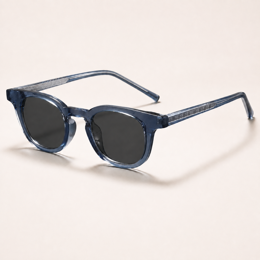 Theo Rounded Square-Frame Sunglasses