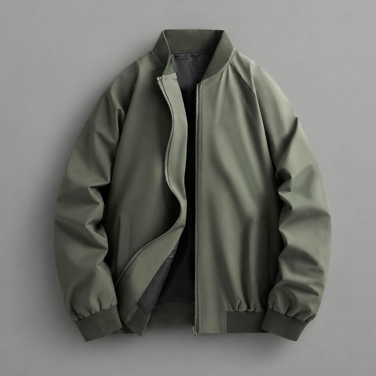 Theodor Full-Zip Classic Bomber Jacket