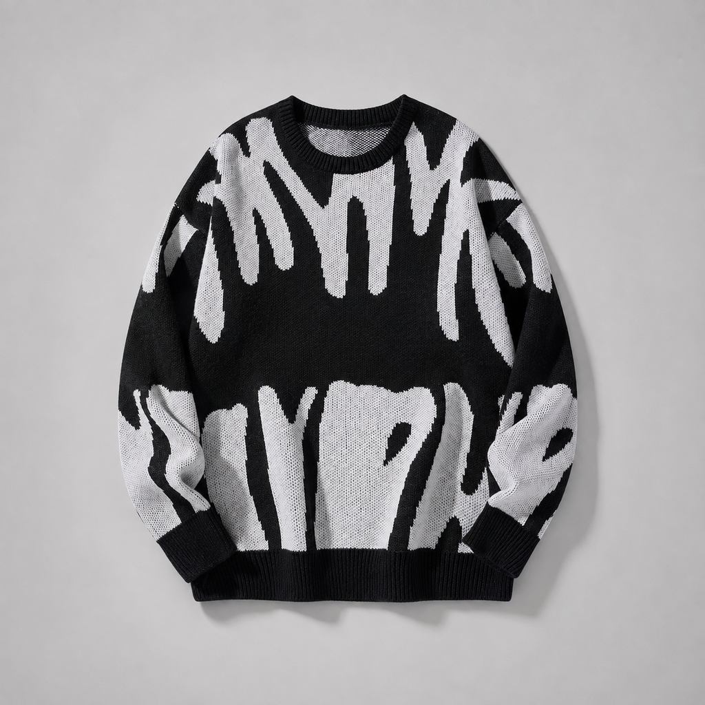 Thierry Men's Abstract Knit Sweater