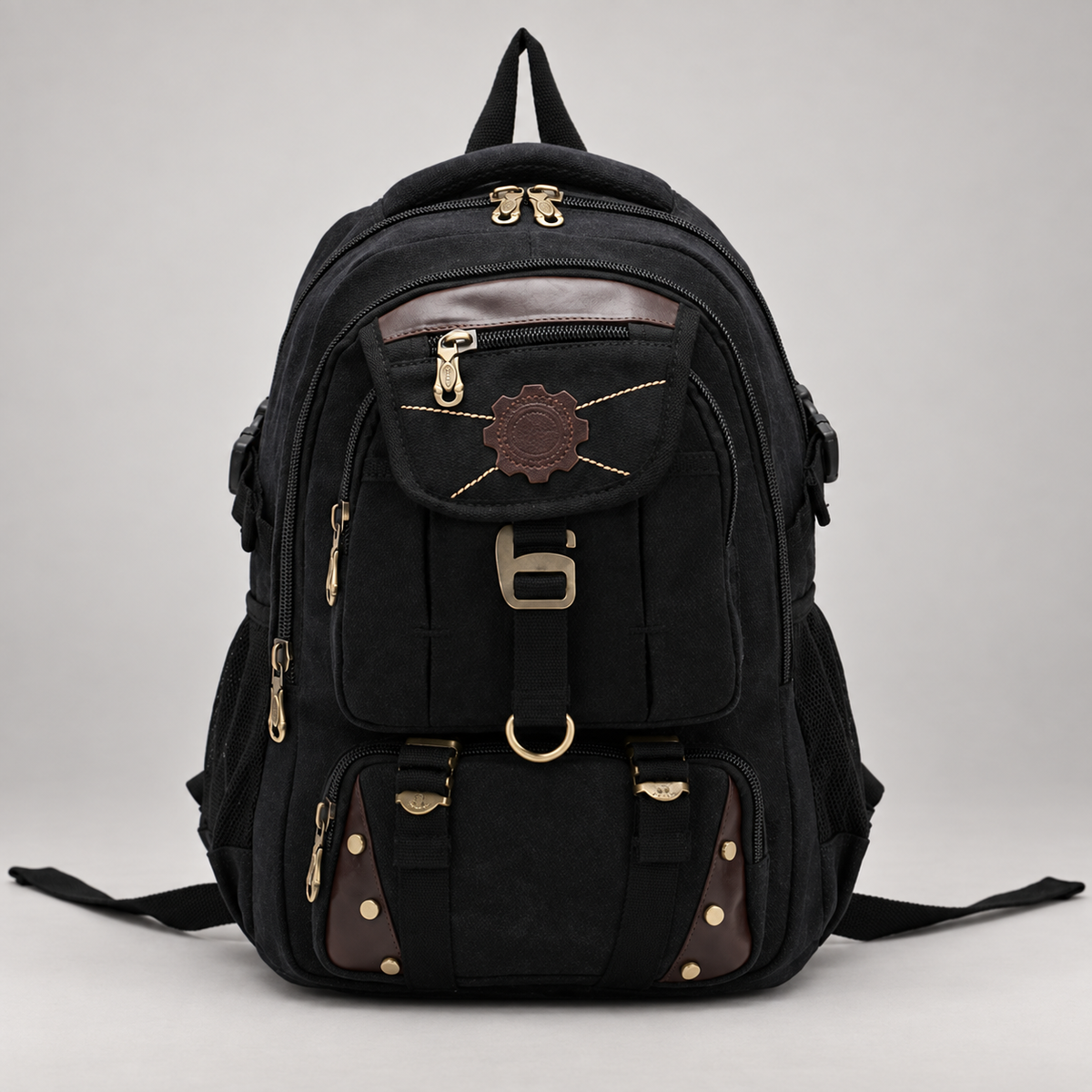 Tobias Multi-Compartment Canvas Backpack