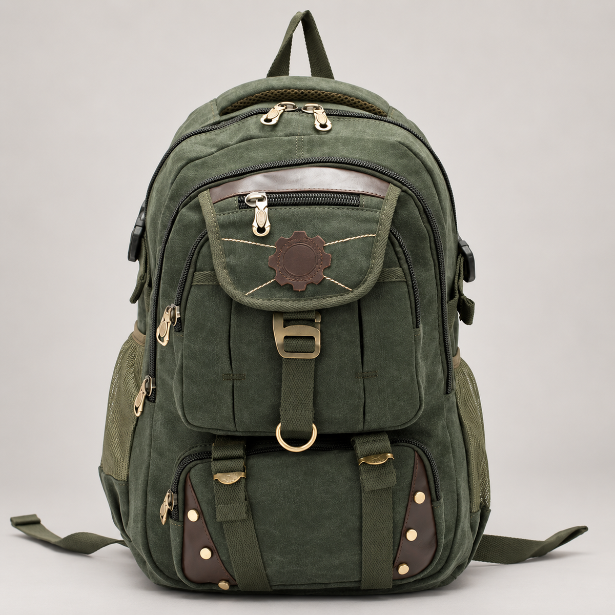 Tobias Multi-Compartment Canvas Backpack