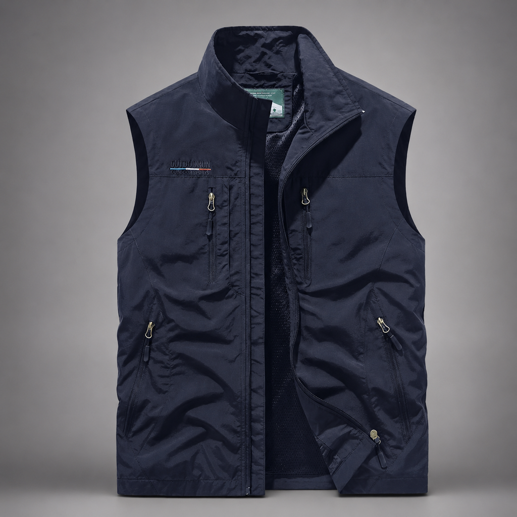Travis Men’s Lightweight Multi-Pocket Utility Vest