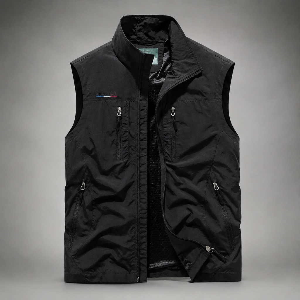 Travis Men’s Lightweight Multi-Pocket Utility Vest