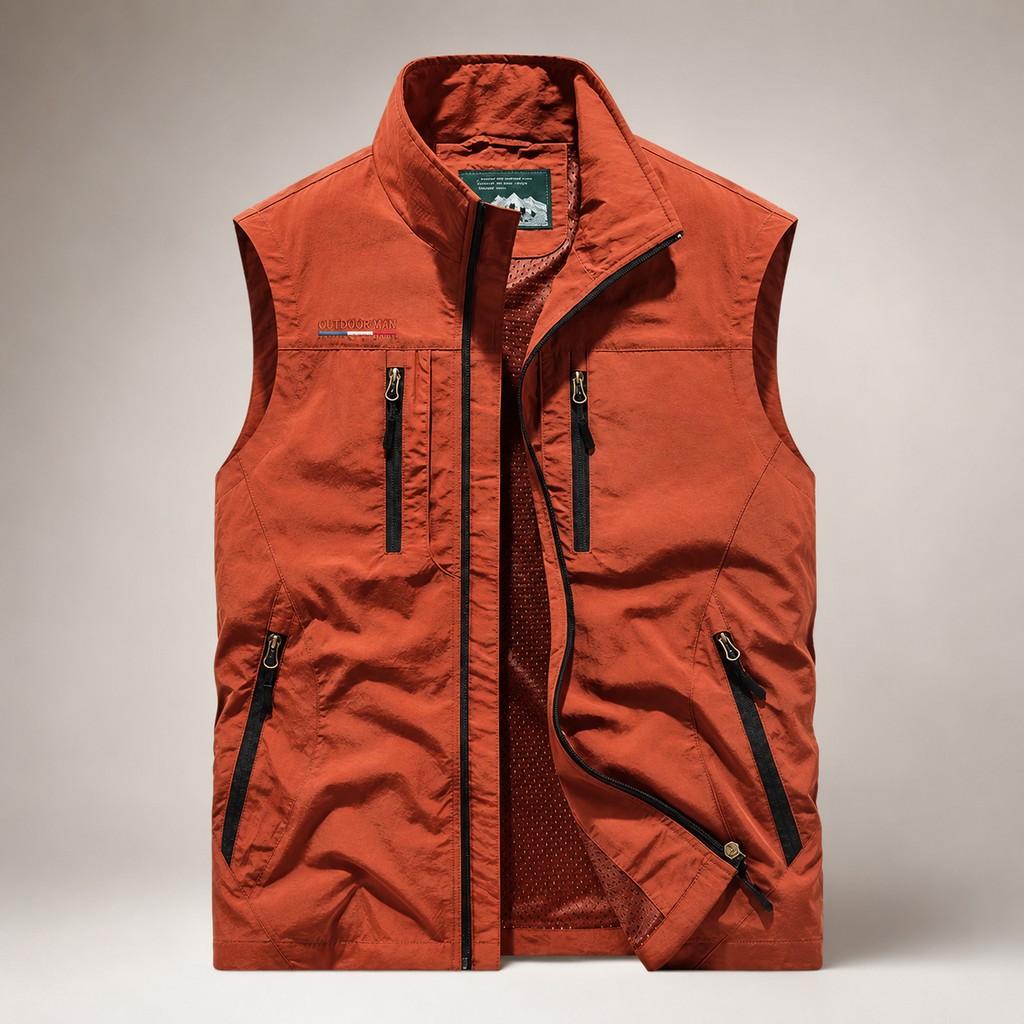 Travis Men’s Lightweight Multi-Pocket Utility Vest