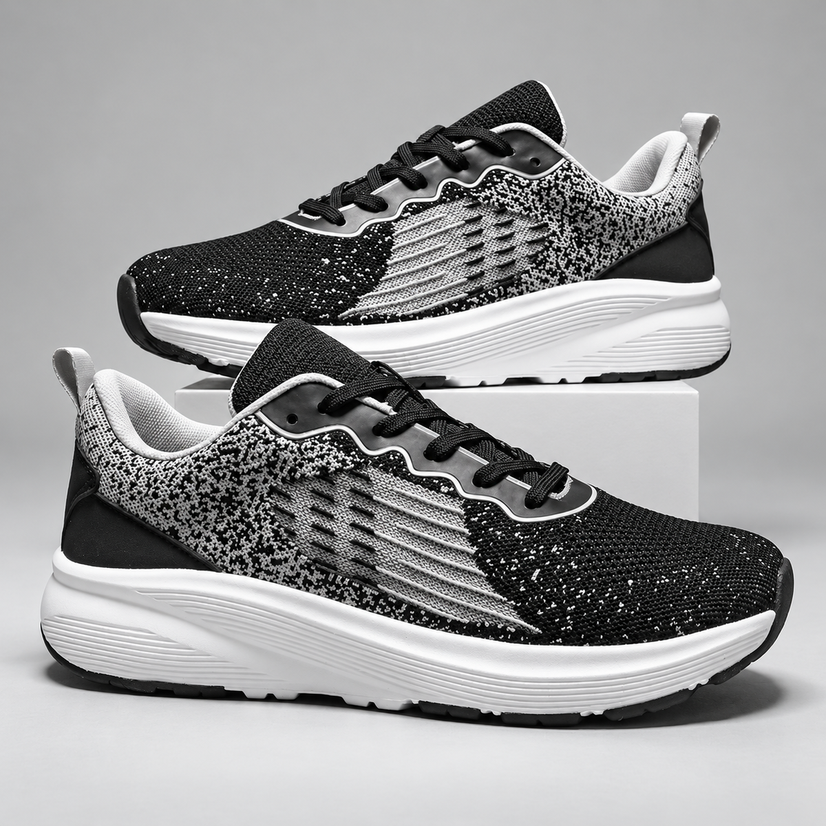 Rexton Low-Top Sneakers with Sculpted Soles