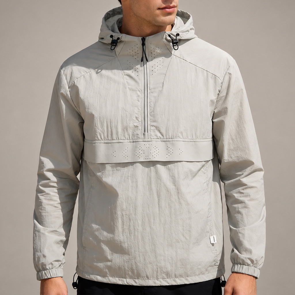 Avery Hooded Half-Zip Jacket