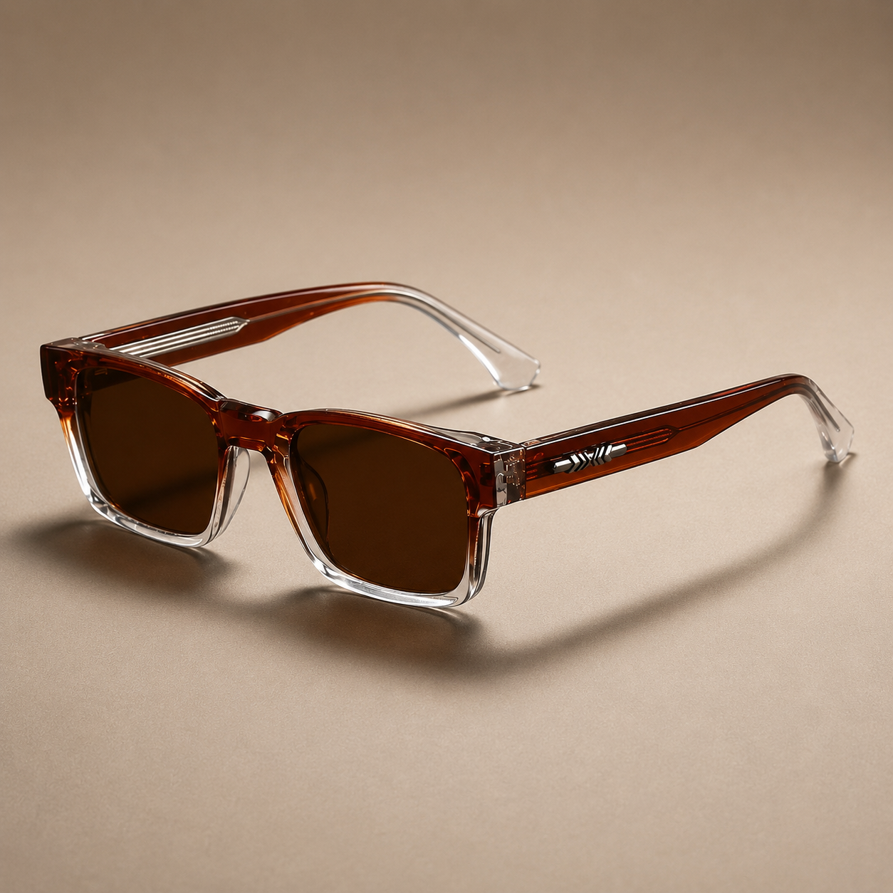 Vincent Men's Square Sunglasses – UV400 Lightweight Retro Shades