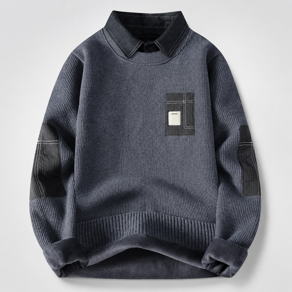 Vittorio Men's Merino Wool Knit Sweater