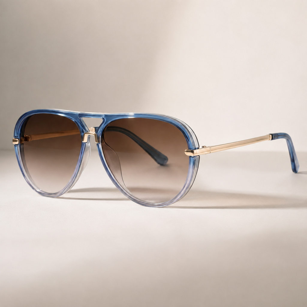 Vittorio UV400 Gradient Aviator Sunglasses