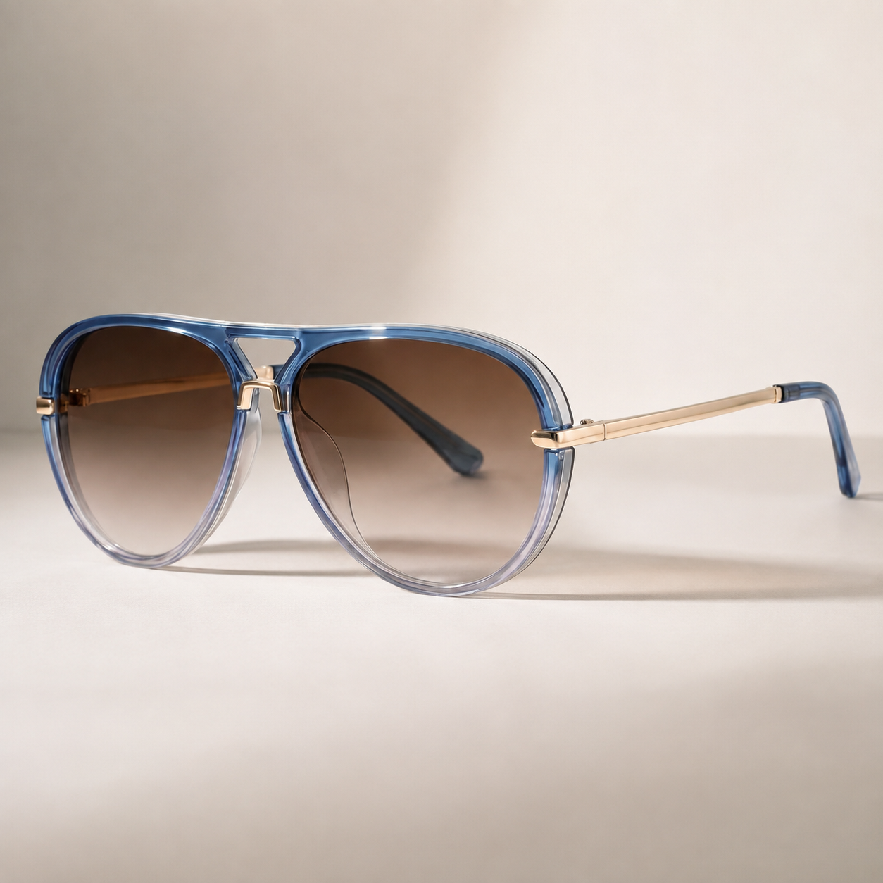Vittorio UV400 Gradient Aviator Sunglasses