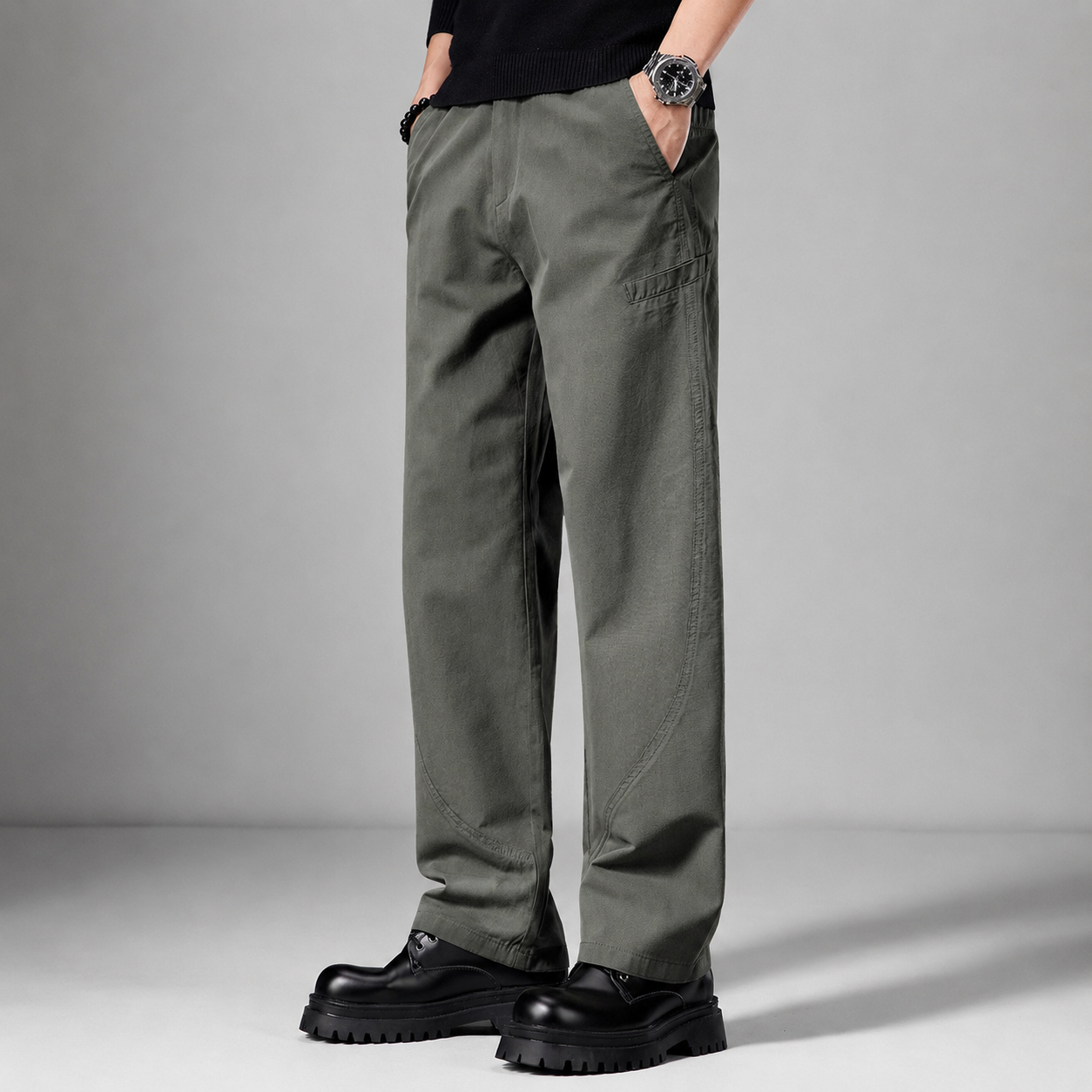 Washington Men’s Relaxed Wide Leg Utility Pants
