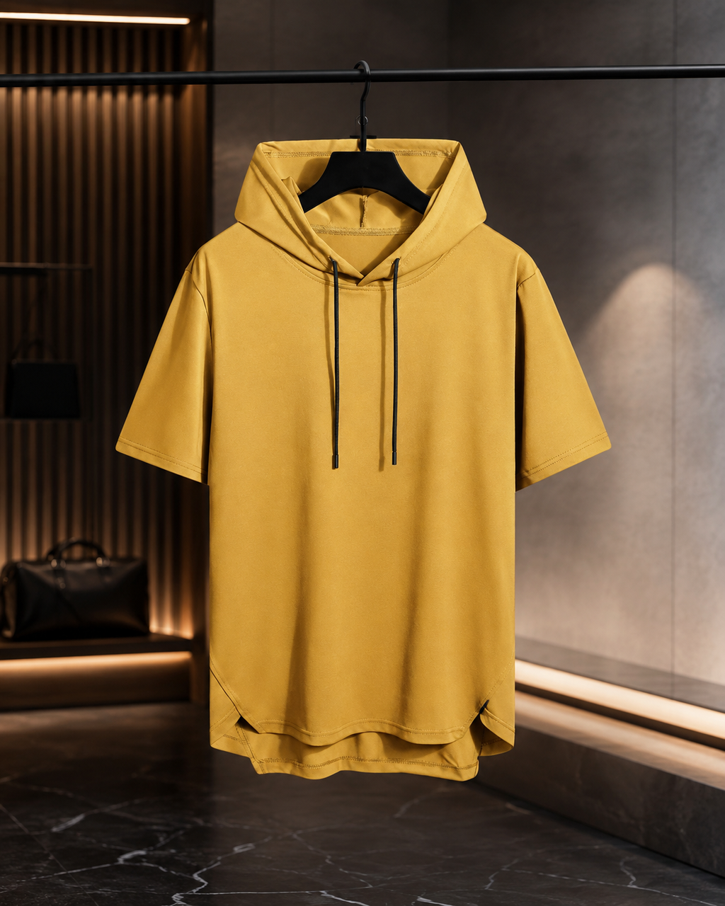 Wesley Men’s Short-Sleeve Hooded T-Shirt