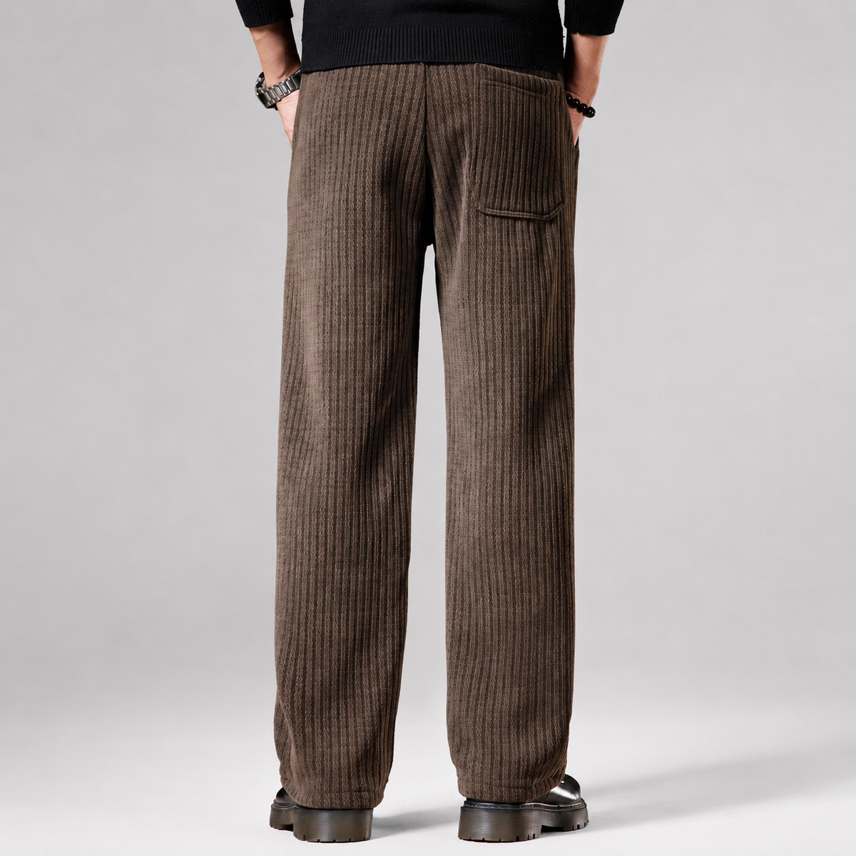 Wesley Ribbed Wide-Leg Pants