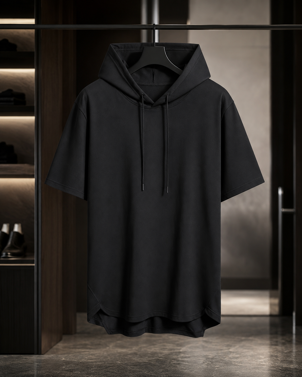 Wesley Men’s Short-Sleeve Hooded T-Shirt