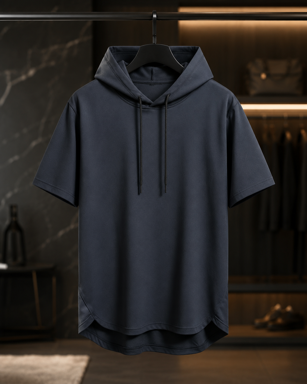 Wesley Men’s Short-Sleeve Hooded T-Shirt