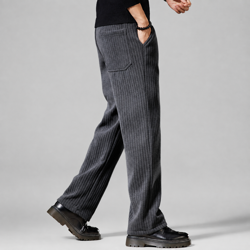 Wesley Ribbed Wide-Leg Pants
