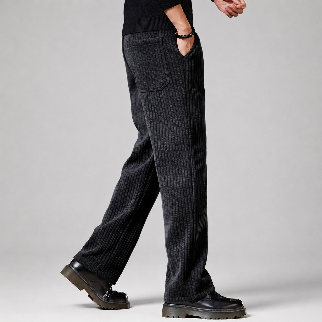 Wesley Ribbed Wide-Leg Pants